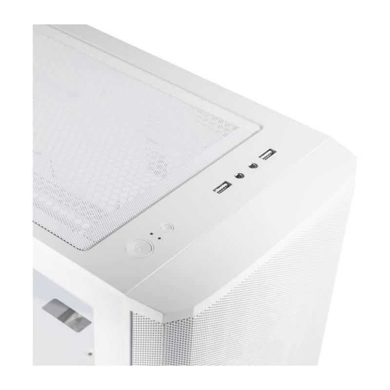 Boîtier PC BITFENIX Nova Mesh SE M-ATX ARGB (Blanc) - Élégance compacte