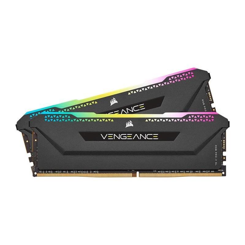 CORSAIR VENGEANCE RGB PRO - 16Go 3600Mhz - Noir