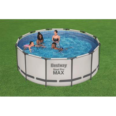 Bestway Steel Pro Max 56420 Piscine hors sol Rond 10250 L Gris