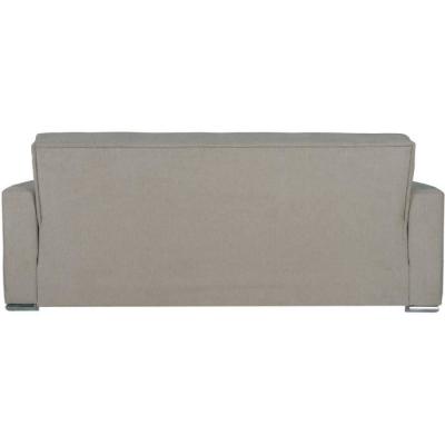 Canapé convertible 3 places ALBA - Tissu beige - Design pratique