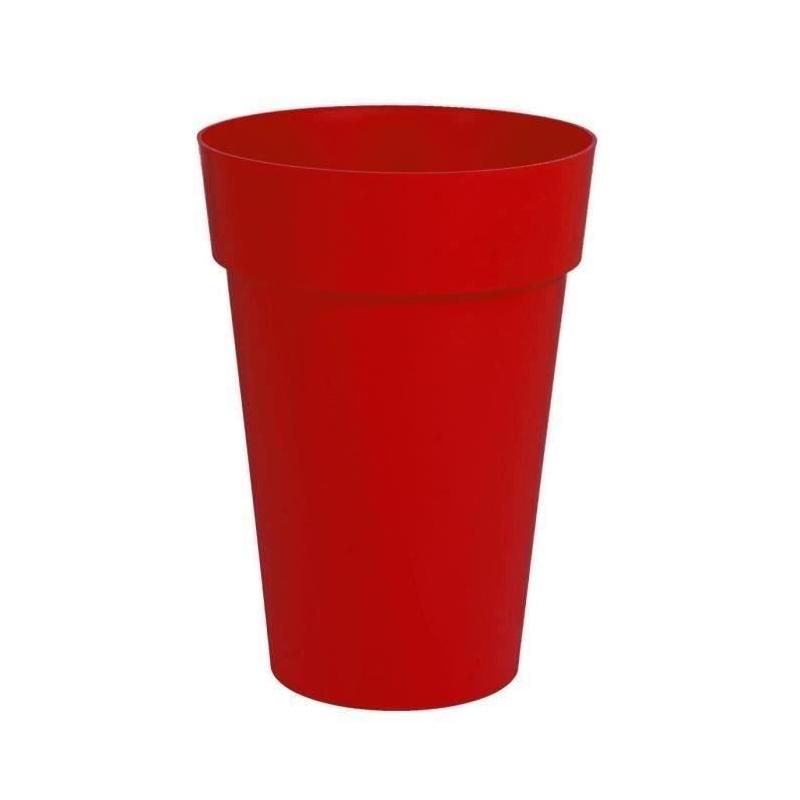 Vase Toscane haut rouge rubis - Ø 46 x H 65 cm - 67 L