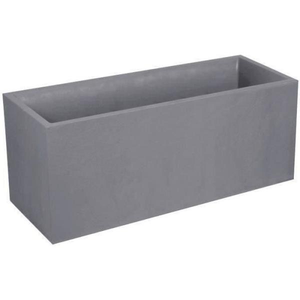 EDA Jardiniere Volcania 98 L - Gris galet - 99,5 x 39 x 43 cm