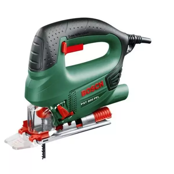 Scie sauteuse BOSCH PST 800 PEL - 530W - pour coupe droites ou courbées jusqu'a 8cm dans du bois