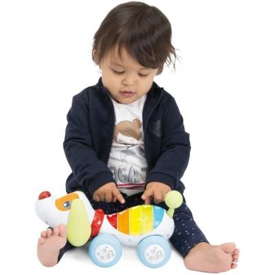 Jouet à tirer Chicco Chien Dog Ré Mi Blanc 18 mois - Intérieur
