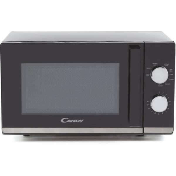 CMG20TNMB Micro-ondes Gril CANDY Moderna 20L 700W - Gril 900W - UI mécanique 6 niveaux de puissance - Fonction Décongélation