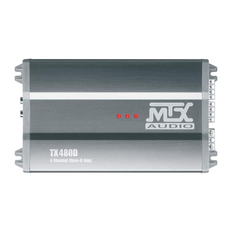 Ampli voiture MTX TX480D 4x120W RMS @2Ω - Ultra puissant et polyvalent