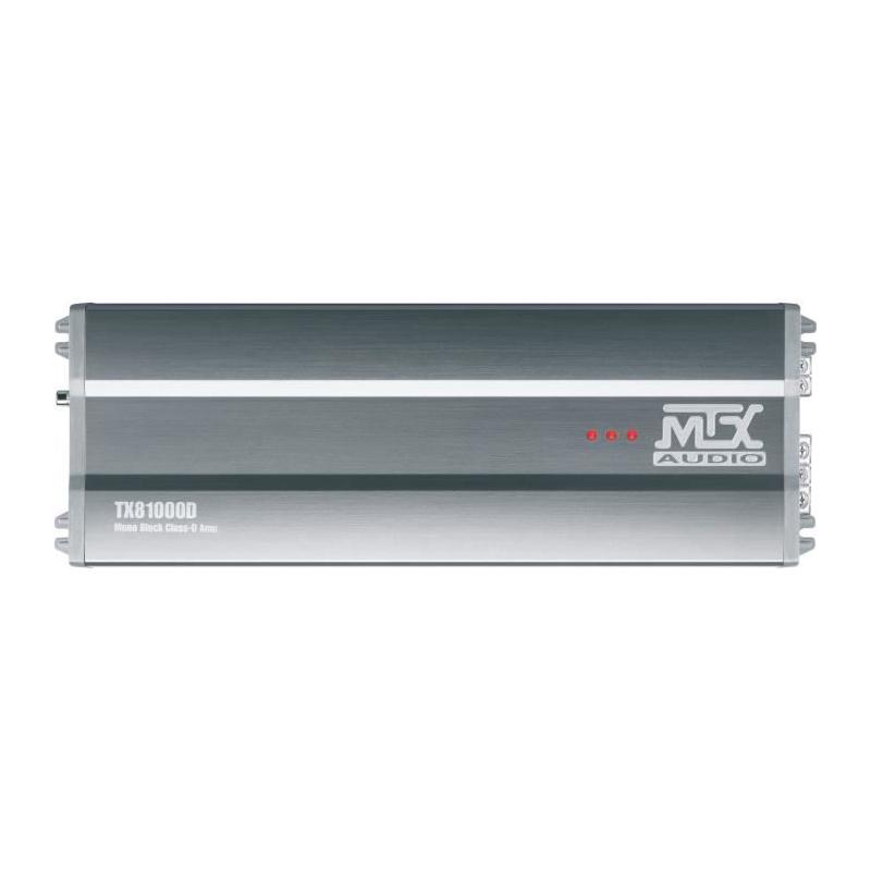 Ampli voiture MTX TX81000D 1x1000W RMS @2O - Contrôle à distance - Filtres ajustables