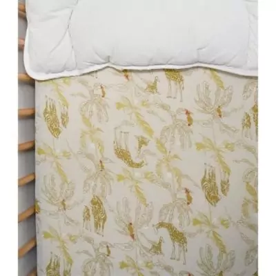 Drap housse jersey DOMIVA Honey Moon 70x140 cm - Coton extensible Drap housse jersey DOMIVA Honey Moon 70x140 cm - Coton extensible