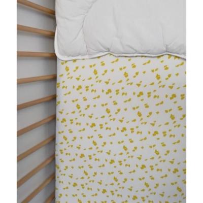 Drap housse jersey DOMIVA Savane 60x120 cm en coton extensible