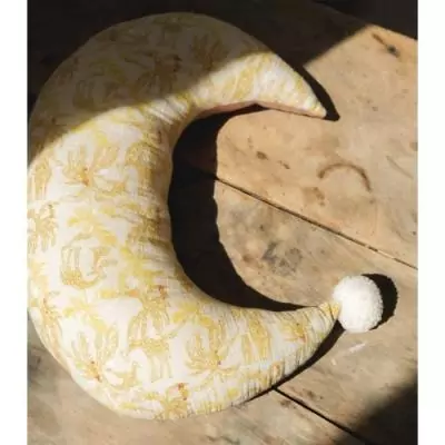 Coussin lune DOMIVA Honey Moon - 2 faces originales