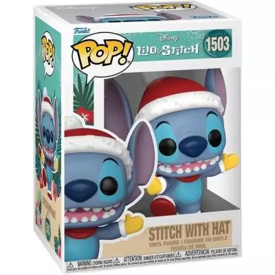 Figurine mini - FUNKO - Stitch avec chapeau - 9 cm - Pour enfants de 3 ans