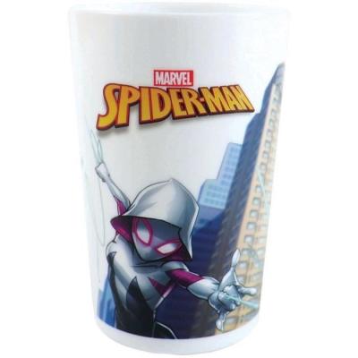 Lot vaisselle Spiderman - Assiette, verre, couverts, gourde et boite goûter
