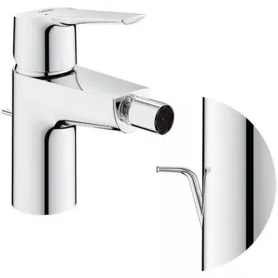 Robinet bidet design GROHE - Taille S - Métal gris