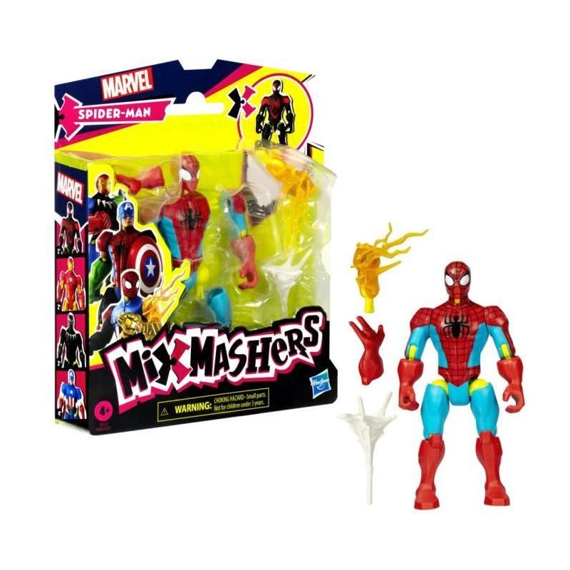 Figurine MixMashers SpiderMan 12 cm, personnalisable et combinable - Marvel