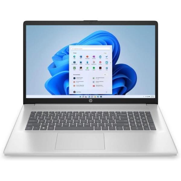 PC Portable HP 17-cn0019nf - Windows 11 - 17,3 HD+ - Celeron N4120 - RAM 4Go - Stockage 128Go SSD - AZERTY