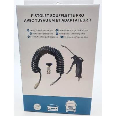 Pistolet soufflette HTC EQUIPEMENT - Air pro - Tuyau 5M - 13 KG/cm2