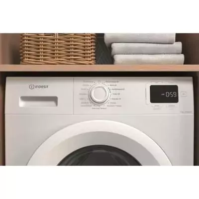 Lave-linge hublot Indesit MyTime 8 kg Blanc