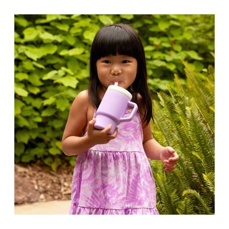Tasse à bec INFANTINO en silicone - Mauve lila
