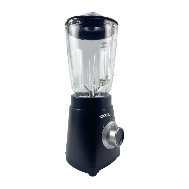 Mixeur JOCCA 1000W - Bol en verre 1,5L - 2 vitesses - Turbo