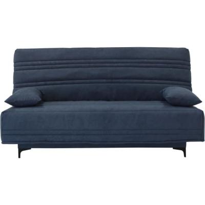 Banquette clic clac 3 places bleu - Style contemporain