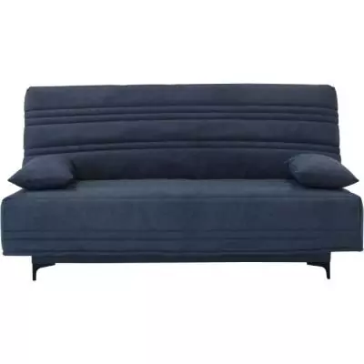 Banquette clic clac 3 places bleu - Style contemporain