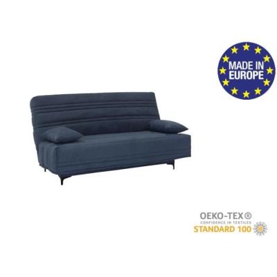 Banquette clic clac 3 places bleu - Style contemporain