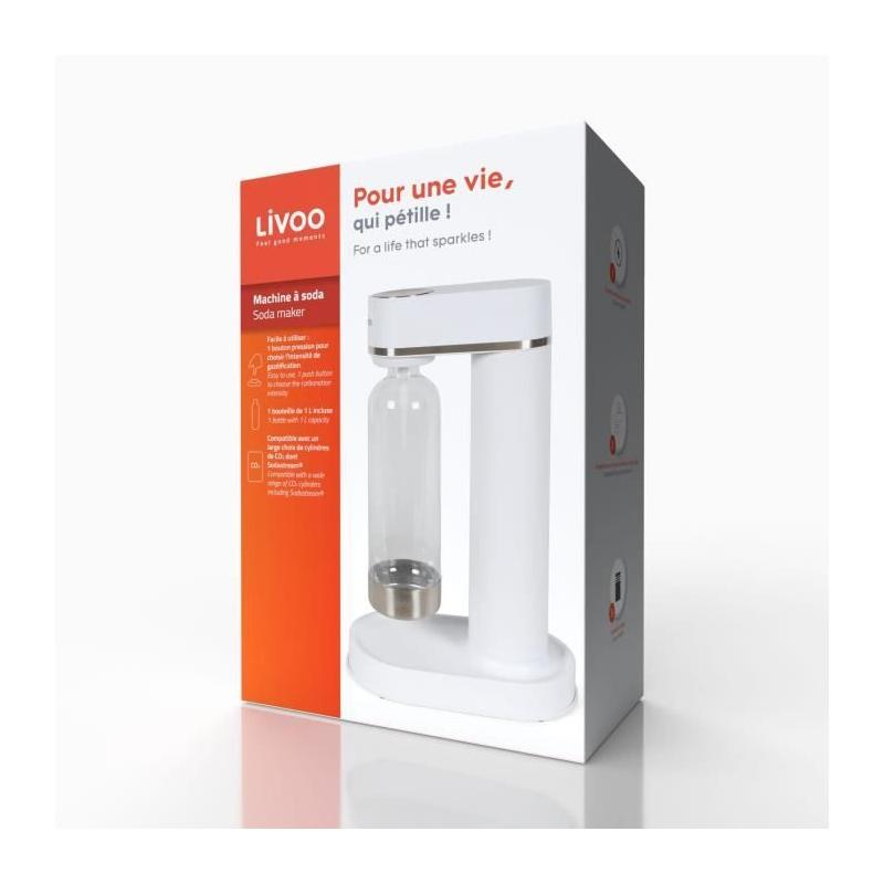 Machine à soda LIVOO - Rafraîchissez-vous sans électricité!