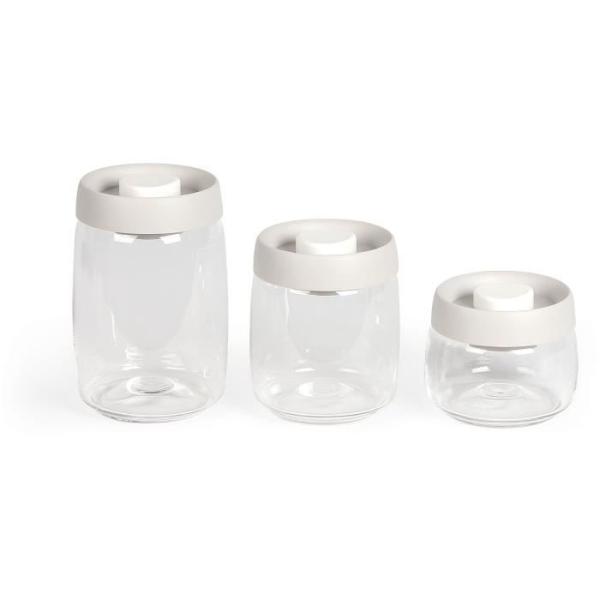 Set de 3 bocaux sous vide - Livoo - MEN401 -