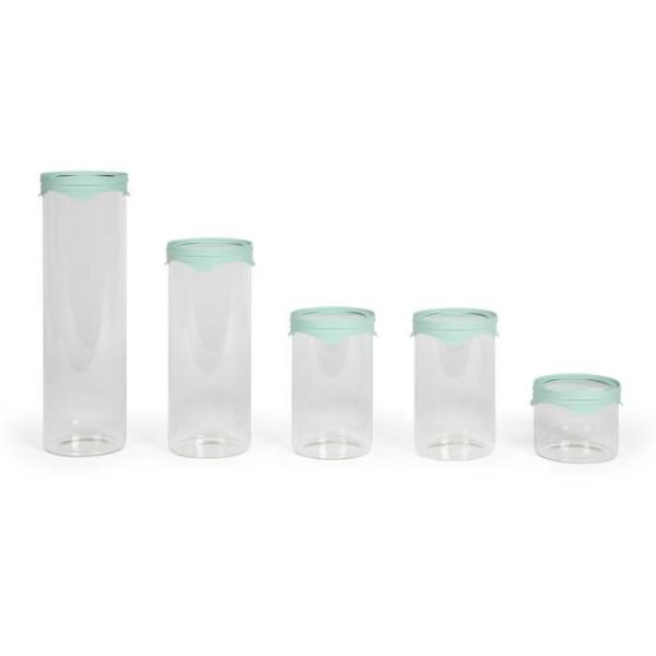 Set de 5 bocaux de conservation - Livoo - MEN399 -