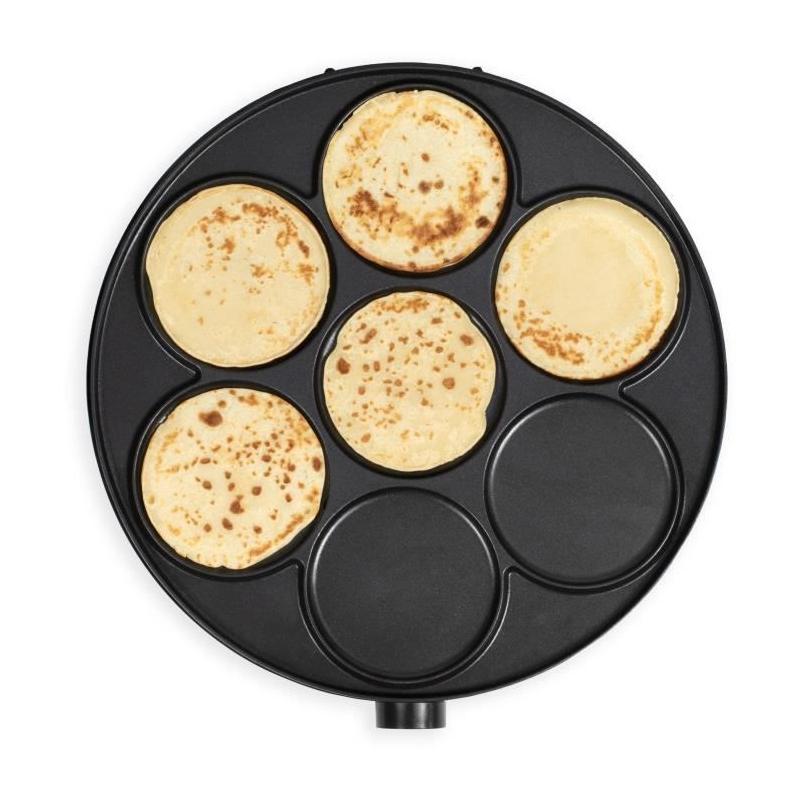 Crêpière réversible 1500W - Livoo DOP247 - Plaque Ø33 ou 7 x Ø10 cm