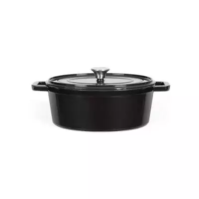 Cocotte ovale Livoo MEP129N Noir - Cuisinez avec style!