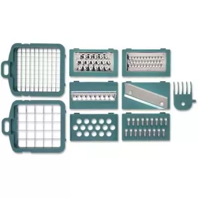 Mandoline multifonction LIVOO avec 8 lames en acier inoxydable