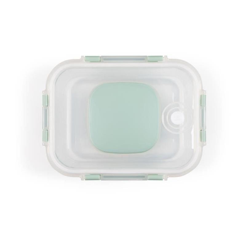 Ensemble de 2 boîtes sous vide en verre borosilicate - LIVOO