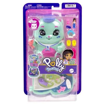 Polly Pocket Coffret Chaton Marin - Jouet De Voyage amusant !