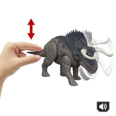 Figurine NASUTOCERATOPS SONORE : Un personnage miniature unique!