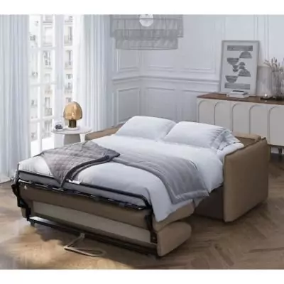 Canapé convertible express 3 places MYKONOS - Tissu Como 5 Antelope