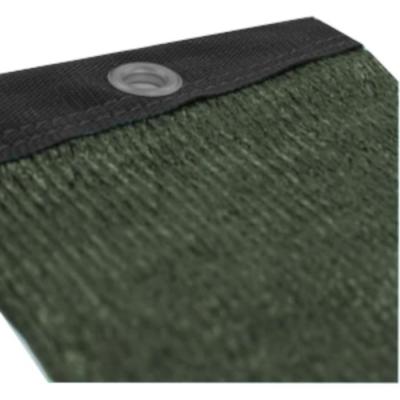 Brise-vue NATURE 1 x 3 m - Occultant 5/5 HDPE 350 g/m² - Vert kaki
