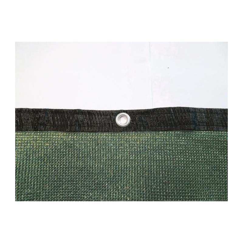 Brise-vue NATURE 1 x 3 m - Occultant 5/5 HDPE 350 g/m² - Vert kaki
