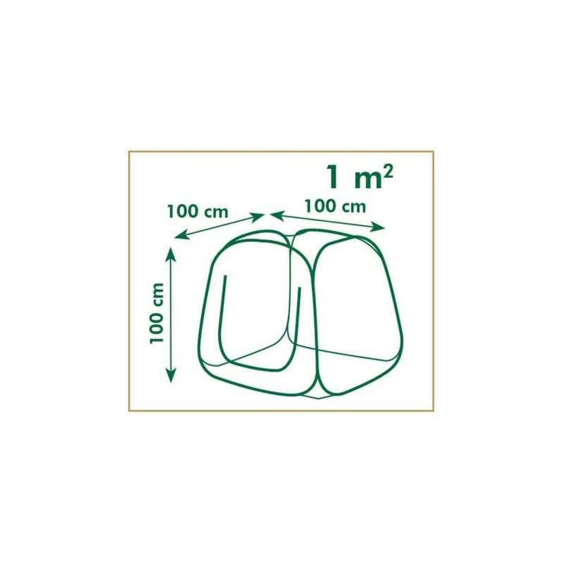 Serre de jardin Pop-Up NATURE 100x100x100 cm PE transparent ?