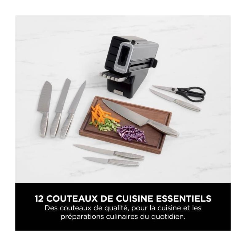 Ensemble de couteaux NINJA StaySharp pour une précision inoxydable