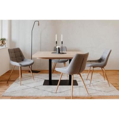 Table extensible ORLANDO - Style industriel chene sonoma