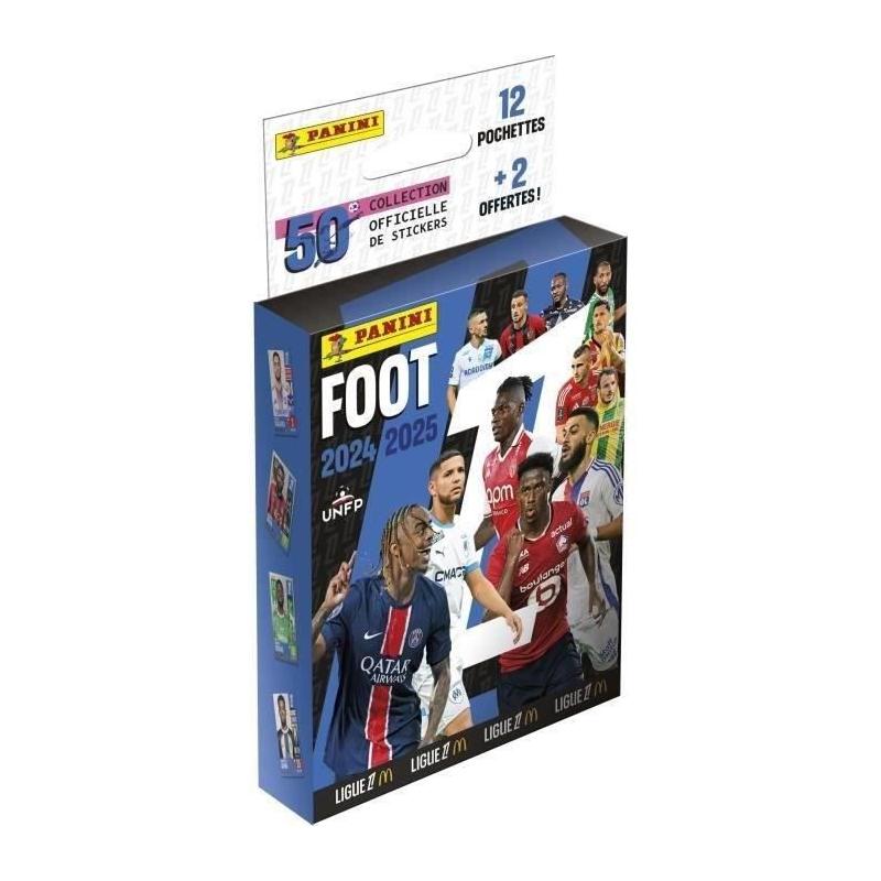 Blister PANINI Foot Ligue 1 2024-2025 - 12 + 2 offertes!
