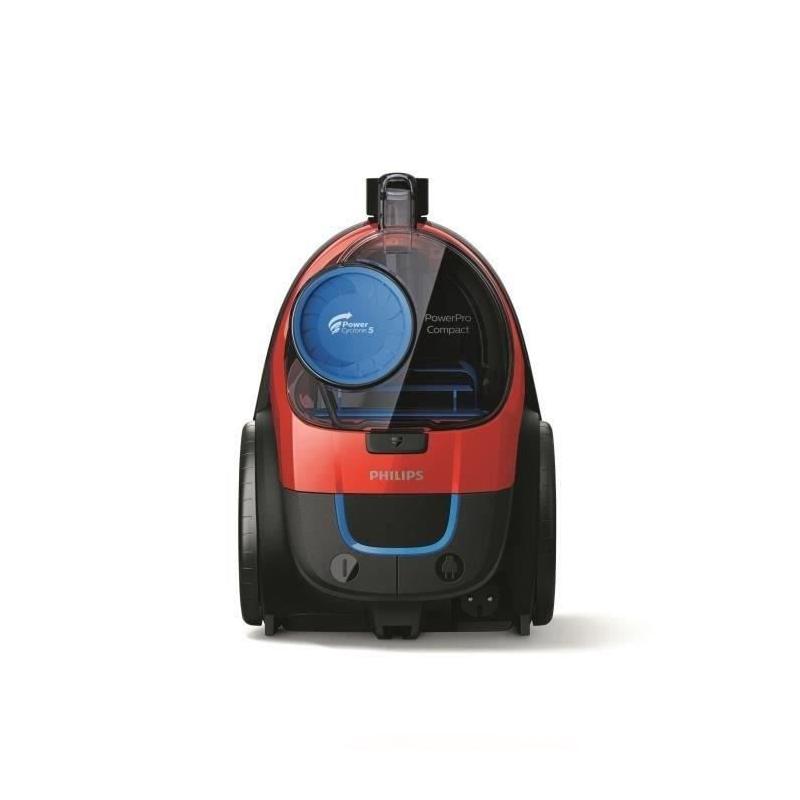 Aspirateur traîneau sans sac Philips FC9330/09 PowerPro Compact - Rouge