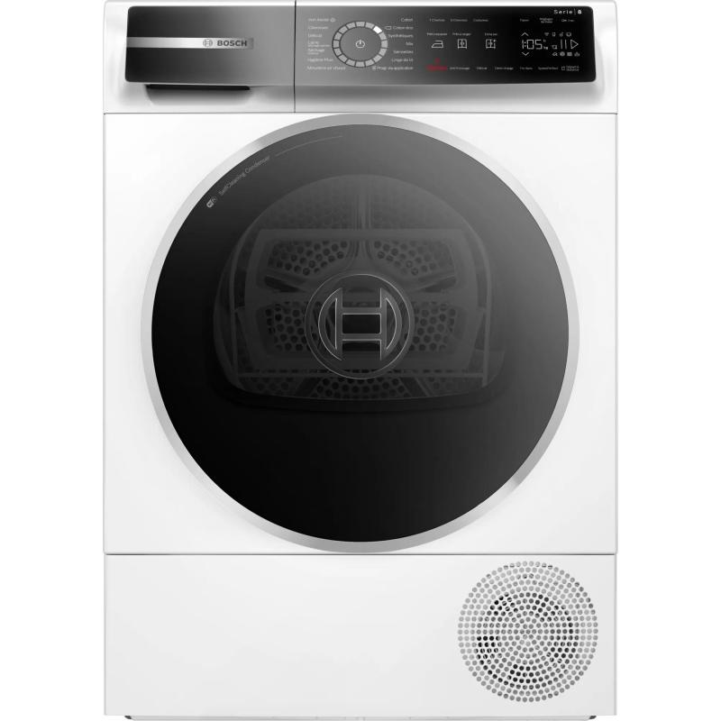 Bosch Serie 8 WQB246C0FR sèche-linge Pose libre Charge avant 9 kg A+++ Noir, Blanc
