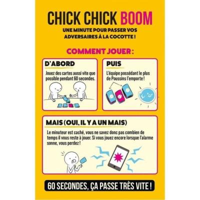 Explosez de rire avec le jeu Chick Chick Boom