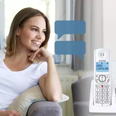 Téléphone fixe sans fil Alcatel F530 Voice - Répondeur et blocage d'appels