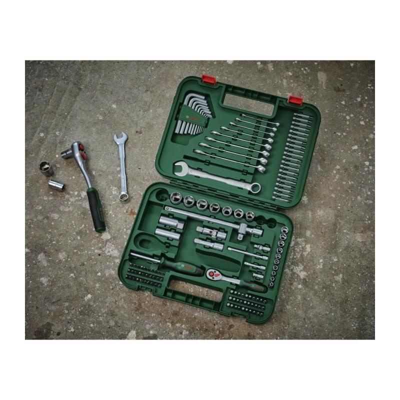 Ensemble d'outils Bosch Advanced 132 pcs pour fixations difficiles