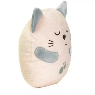 Peluche chaton CHICCO grise pour bébé dès la naissance