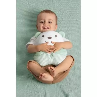 Doudou Peluche Ourson CHICCO Vert - Dès la naissance