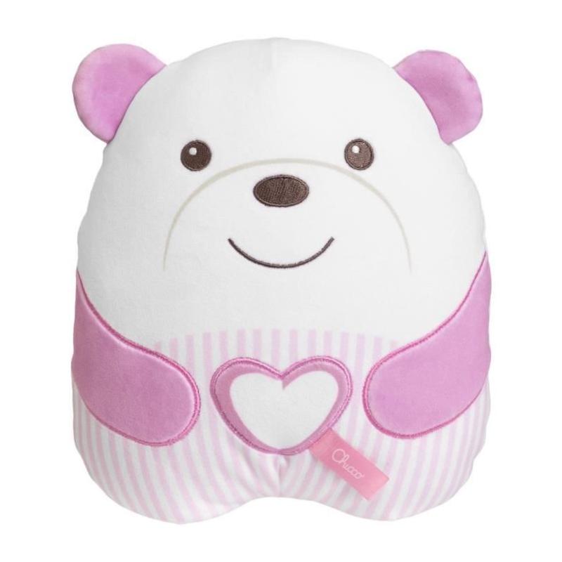Doudou Peluche Ourson CHICCO Rose - Pour les bébés